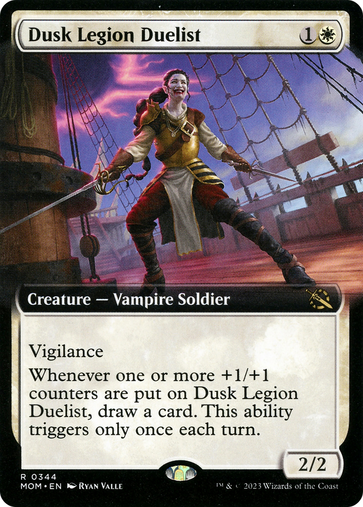 Dusk Legion Duelist (Extended Art) [March of the Machine] | Game Master's Emporium (The New GME)