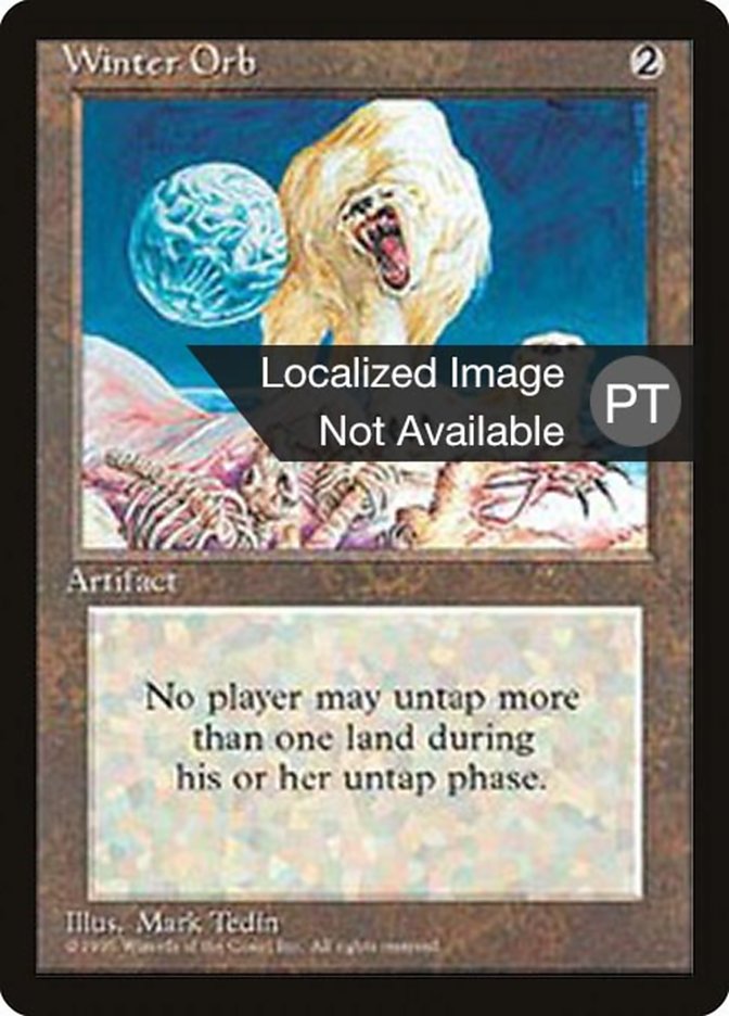 Winter Orb [Fourth Edition (Foreign Black Border)] | Game Master's Emporium (The New GME)