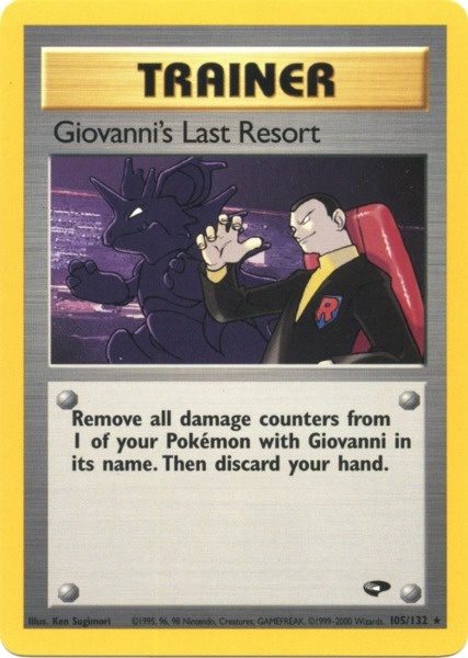 Giovanni's Last Resort (105/132) [Gym Challenge Unlimited] | Game Master's Emporium (The New GME)