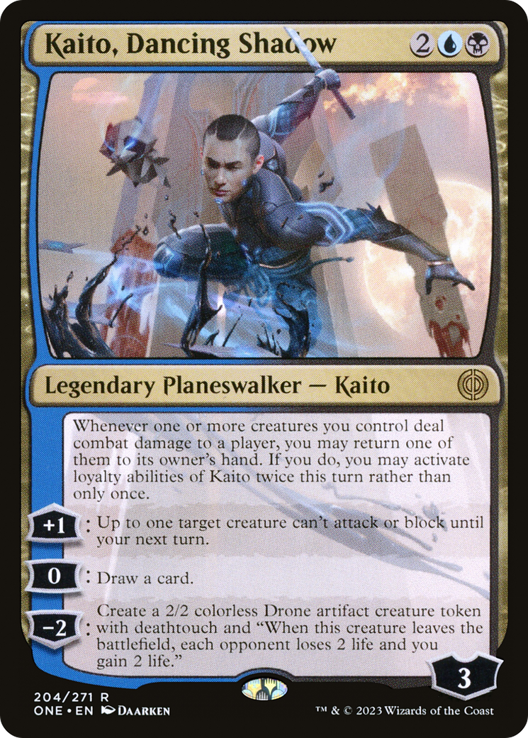 Kaito, Dancing Shadow [Phyrexia: All Will Be One] | Game Master's Emporium (The New GME)