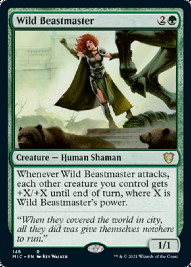Wild Beastmaster [Innistrad: Midnight Hunt Commander] | Game Master's Emporium (The New GME)