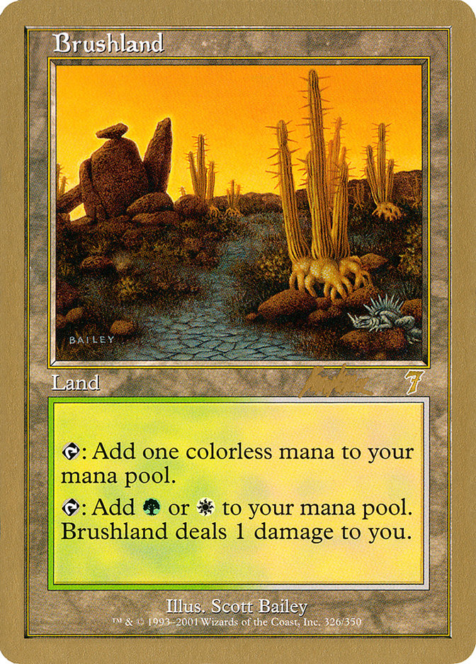 Brushland (Brian Kibler) [World Championship Decks 2002] | Game Master's Emporium (The New GME)