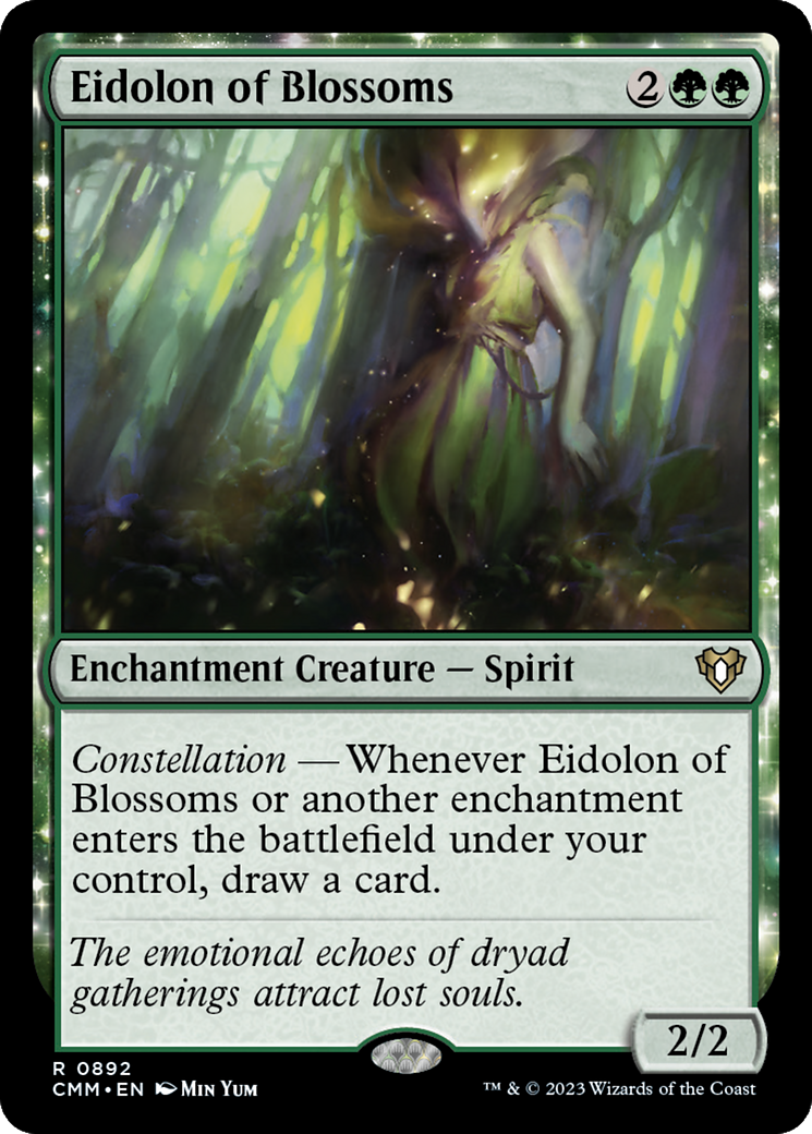 Eidolon of Blossoms [Commander Masters] | Game Master's Emporium (The New GME)