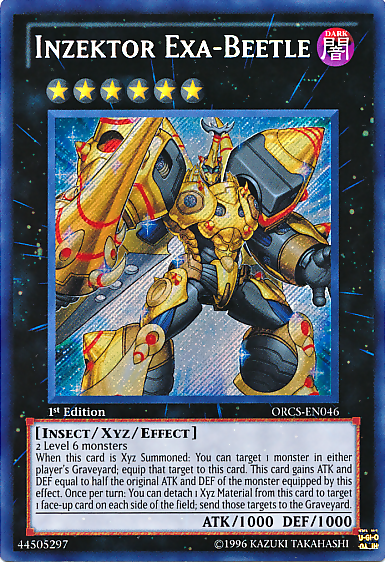 Inzektor Exa-Beetle [ORCS-EN046] Secret Rare | Game Master's Emporium (The New GME)