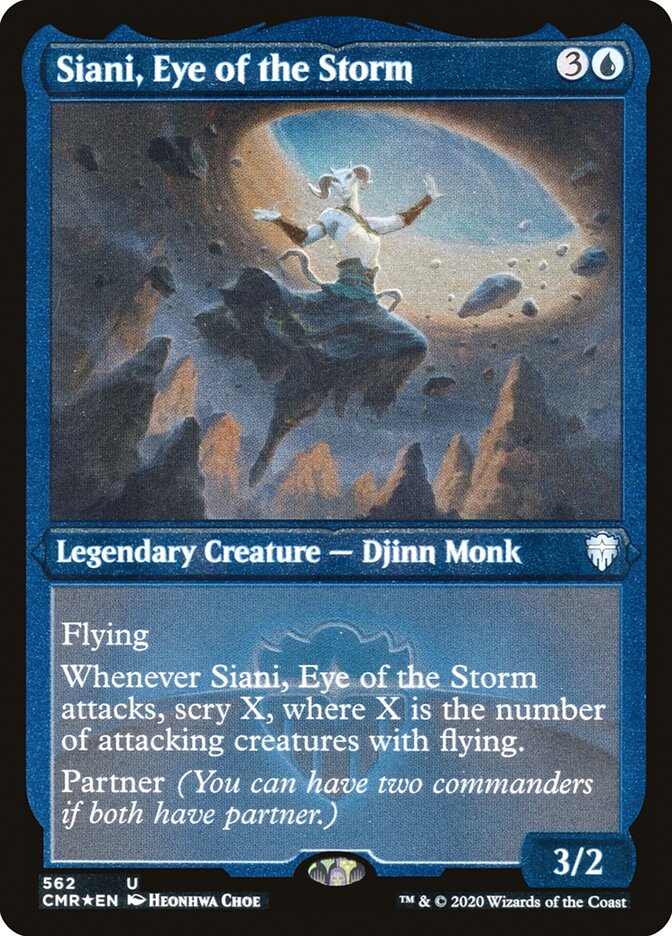Siani, Eye of the Storm (Etched) [Commander Legends] | Game Master's Emporium (The New GME)