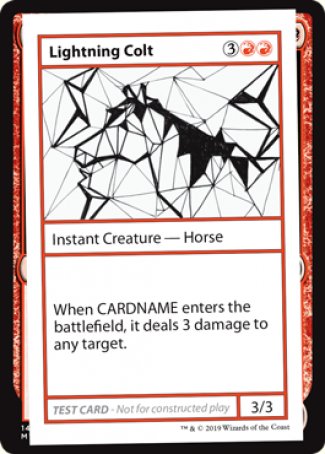 Lightning Colt (2021 Edition) [Mystery Booster Playtest Cards] | Game Master's Emporium (The New GME)