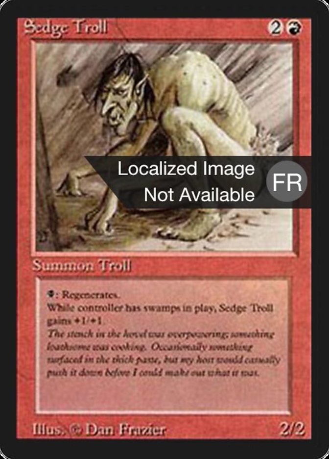 Sedge Troll [Foreign Black Border] | Game Master's Emporium (The New GME)