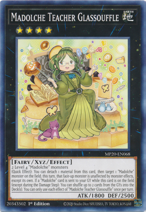 Madolche Teacher Glassouffle [MP20-EN068] Common | Game Master's Emporium (The New GME)
