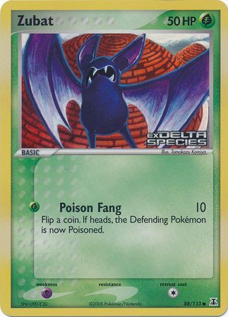 Zubat (88/113) (Stamped) [EX: Delta Species] | Game Master's Emporium (The New GME)