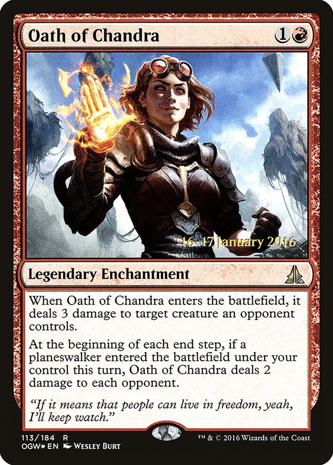 Oath of Chandra [Oath of the Gatewatch Prerelease Promos] | Game Master's Emporium (The New GME)