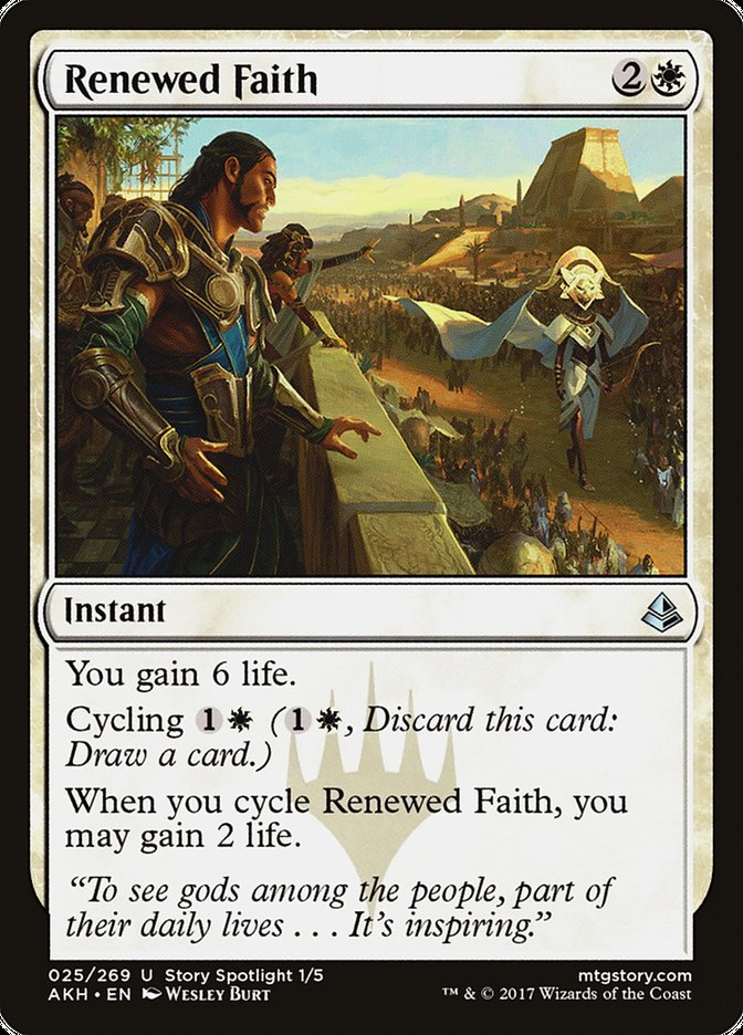 Renewed Faith [Amonkhet] | Game Master's Emporium (The New GME)