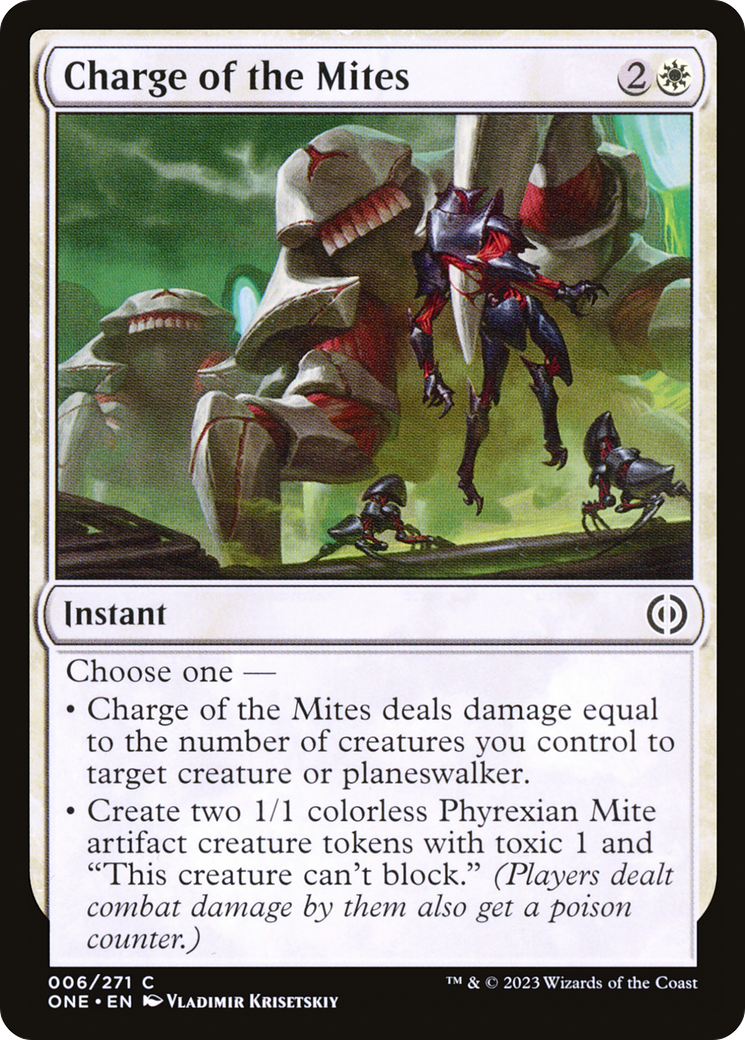 Charge of the Mites [Phyrexia: All Will Be One] | Game Master's Emporium (The New GME)