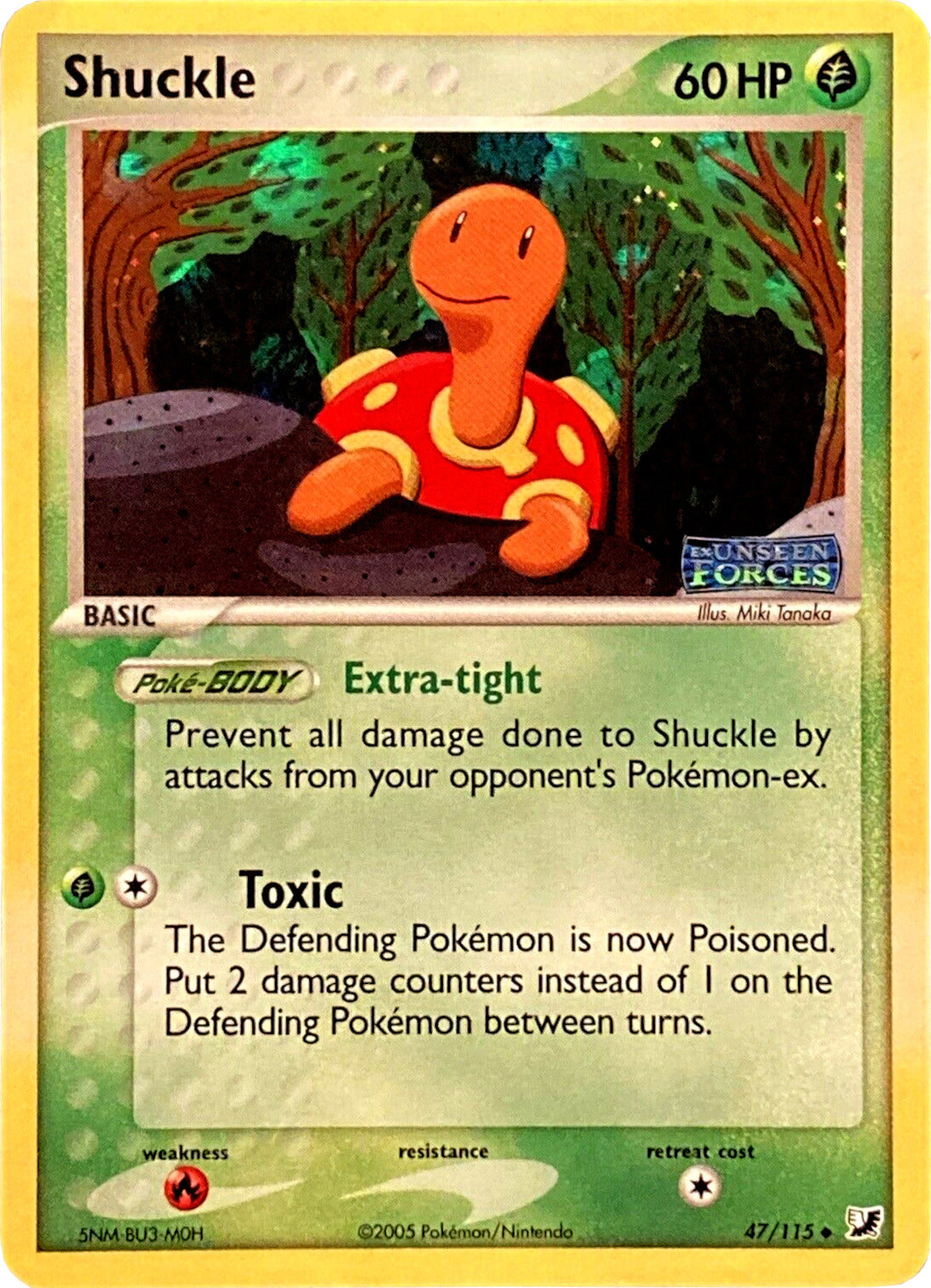 Shuckle (47/115) (Stamped) [EX: Unseen Forces] | Game Master's Emporium (The New GME)