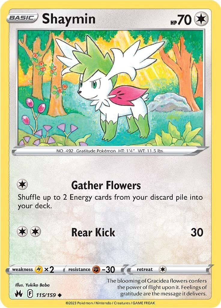 Shaymin (115/159) [Sword & Shield: Crown Zenith] | Game Master's Emporium (The New GME)