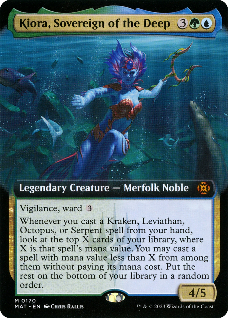 Kiora, Sovereign of the Deep (Extended Art) [March of the Machine: The Aftermath] | Game Master's Emporium (The New GME)