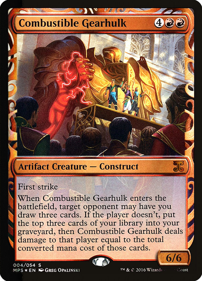 Combustible Gearhulk [Kaladesh Inventions] | Game Master's Emporium (The New GME)