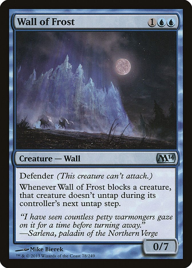 Wall of Frost [Magic 2014] | Game Master's Emporium (The New GME)