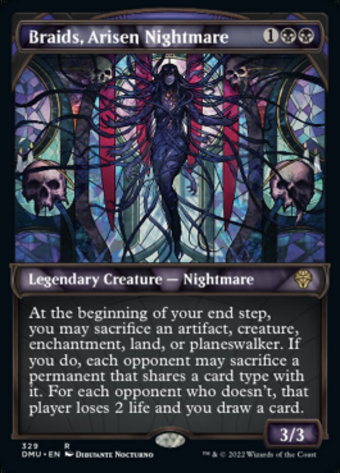 Braids, Arisen Nightmare (Showcase Textured) [Dominaria United] | Game Master's Emporium (The New GME)