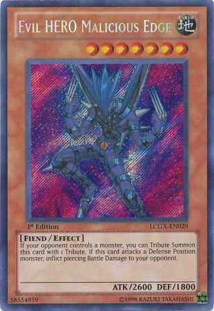 Evil HERO Malicious Edge [LCGX-EN029] Secret Rare | Game Master's Emporium (The New GME)