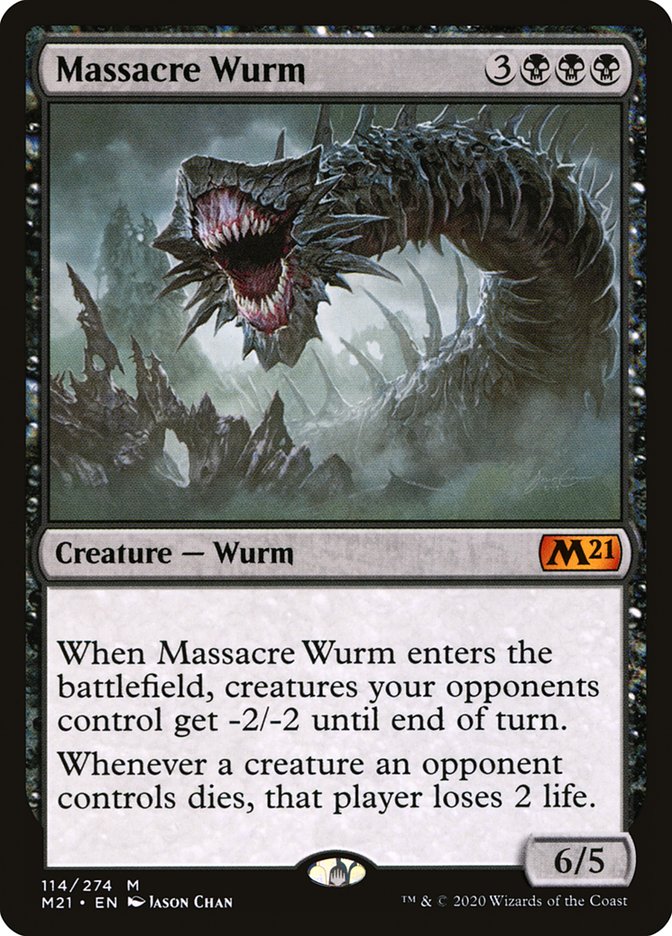 Massacre Wurm [Core Set 2021] | Game Master's Emporium (The New GME)