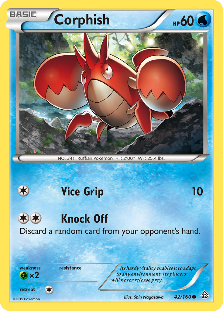 Corphish (42/160) [XY: Primal Clash] | Game Master's Emporium (The New GME)