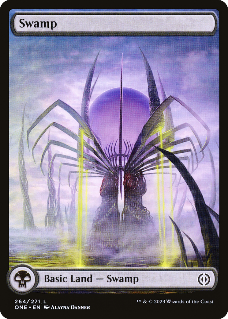 Swamp (264) (Full-Art) [Phyrexia: All Will Be One] | Game Master's Emporium (The New GME)