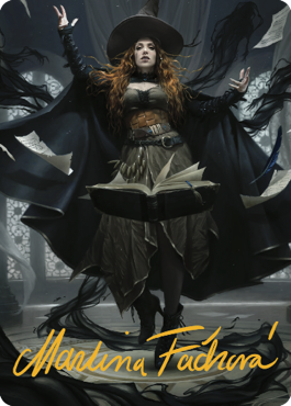 Tasha, the Witch Queen Art Card (41) (Gold-Stamped Signature) [Commander Legends: Battle for Baldur's Gate Art Series] | Game Master's Emporium (The New GME)
