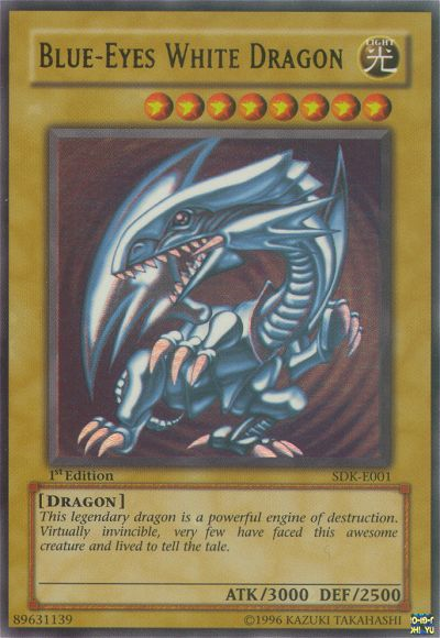 Blue-Eyes White Dragon [SDK-E001] Ultra Rare | Game Master's Emporium (The New GME)