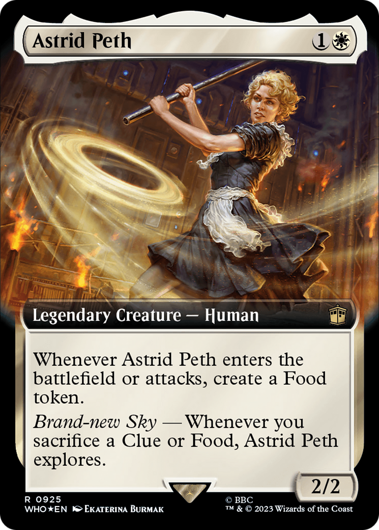 Astrid Peth (Extended Art) (Surge Foil) [Doctor Who] | Game Master's Emporium (The New GME)