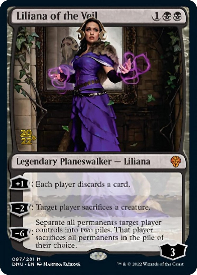 Liliana of the Veil [Dominaria United Prerelease Promos] | Game Master's Emporium (The New GME)