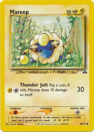 Mareep (58/75) [Neo Discovery Unlimited] | Game Master's Emporium (The New GME)