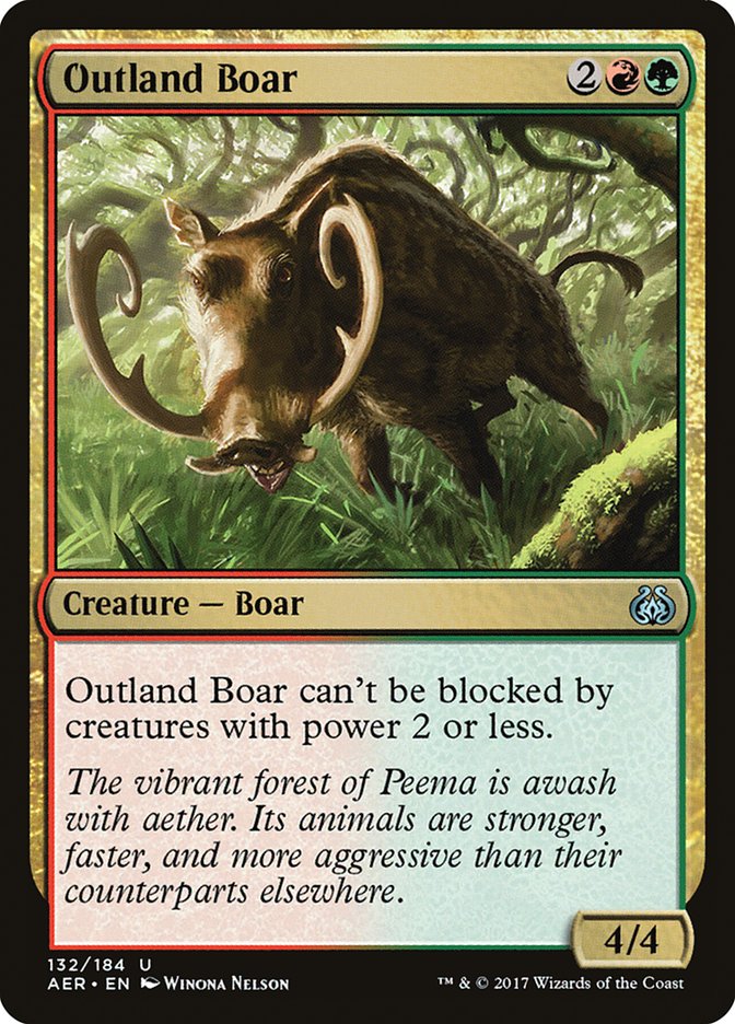 Outland Boar [Aether Revolt] | Game Master's Emporium (The New GME)