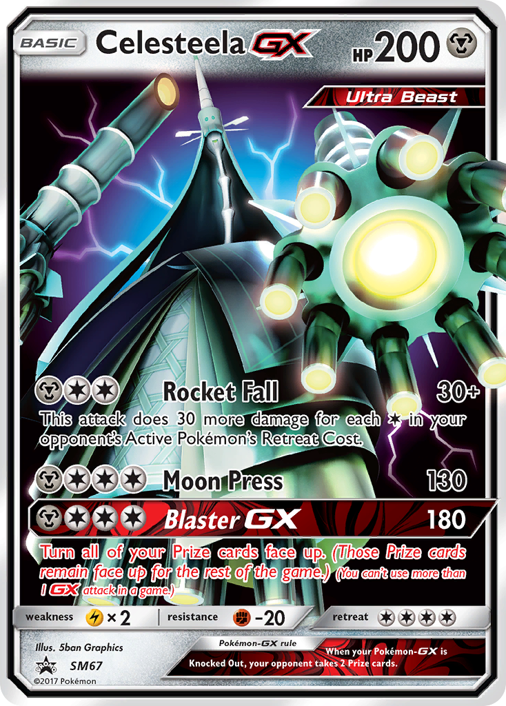 Celesteela GX (SM67) [Sun & Moon: Black Star Promos] | Game Master's Emporium (The New GME)