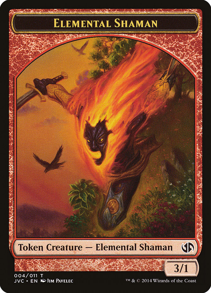 Elemental Shaman Token (Jace vs. Chandra) [Duel Decks Anthology Tokens] | Game Master's Emporium (The New GME)