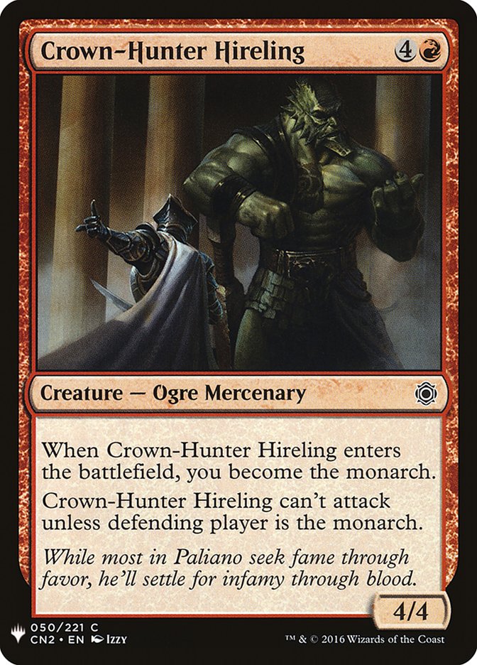Crown-Hunter Hireling [Mystery Booster] | Game Master's Emporium (The New GME)