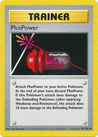 PlusPower (84/102) [Base Set Shadowless Unlimited] | Game Master's Emporium (The New GME)