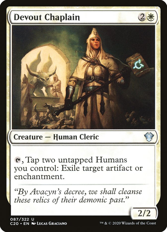 Devout Chaplain [Commander 2020] | Game Master's Emporium (The New GME)