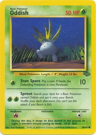 Oddish (58/64) [Jungle Unlimited] | Game Master's Emporium (The New GME)