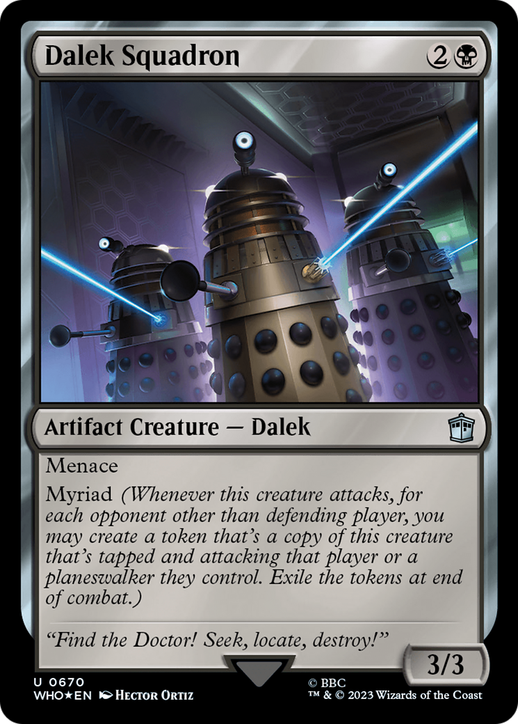 Dalek Squadron (Surge Foil) [Doctor Who] | Game Master's Emporium (The New GME)