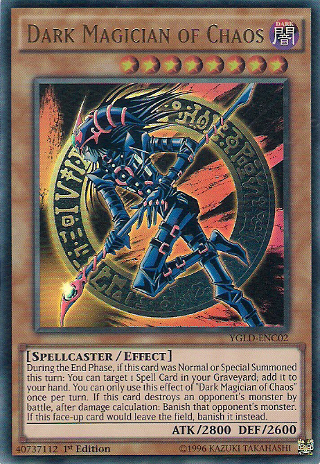 Dark Magician of Chaos [YGLD-ENC02] Ultra Rare | Game Master's Emporium (The New GME)