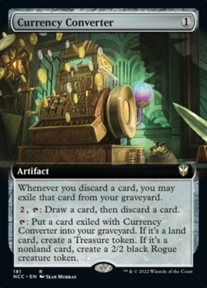 Currency Converter (Extended Art) [Streets of New Capenna Commander] | Game Master's Emporium (The New GME)