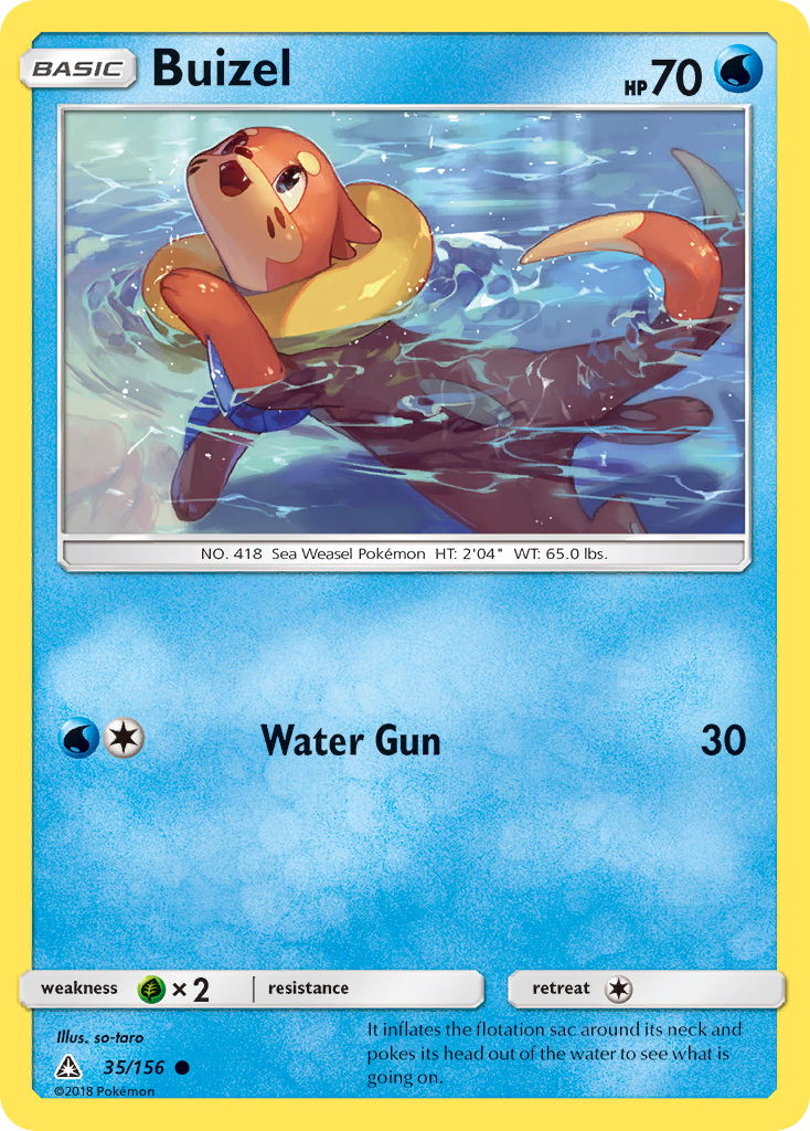 Buizel (35/156) [Sun & Moon: Ultra Prism] | Game Master's Emporium (The New GME)
