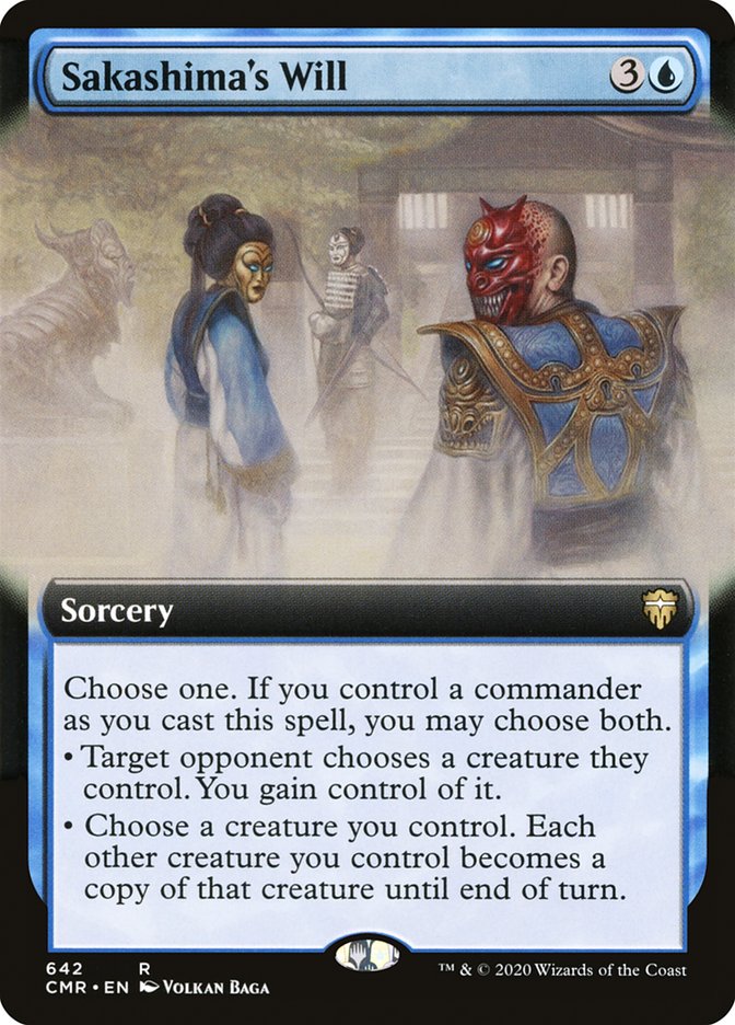 Sakashima's Will (Extended Art) [Commander Legends] | Game Master's Emporium (The New GME)
