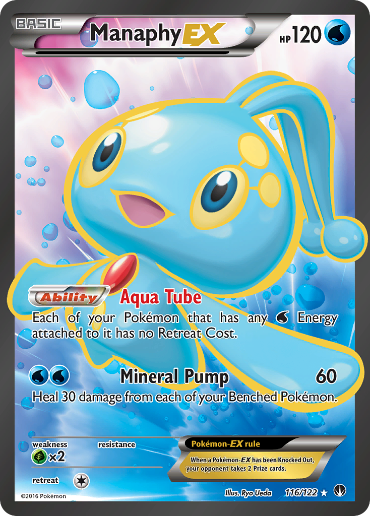 Manaphy EX (116/122) [XY: BREAKpoint] | Game Master's Emporium (The New GME)