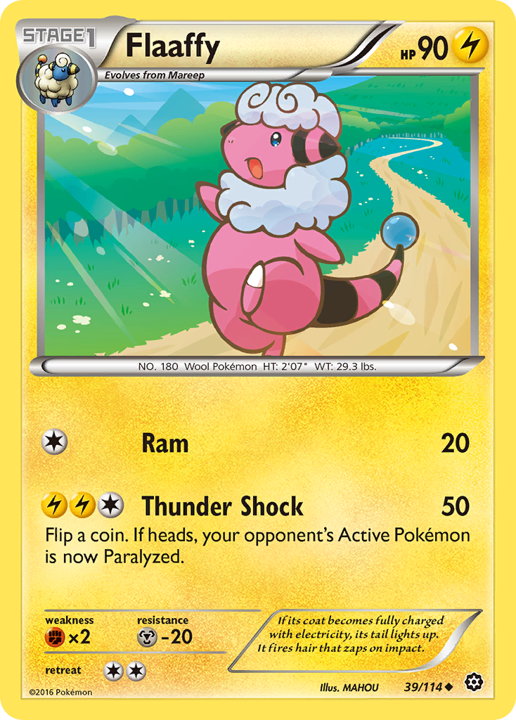 Flaaffy (39/114) [XY: Steam Siege] | Game Master's Emporium (The New GME)