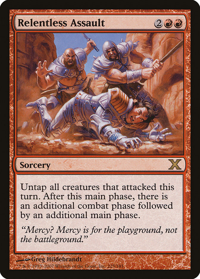 Relentless Assault [Tenth Edition] | Game Master's Emporium (The New GME)