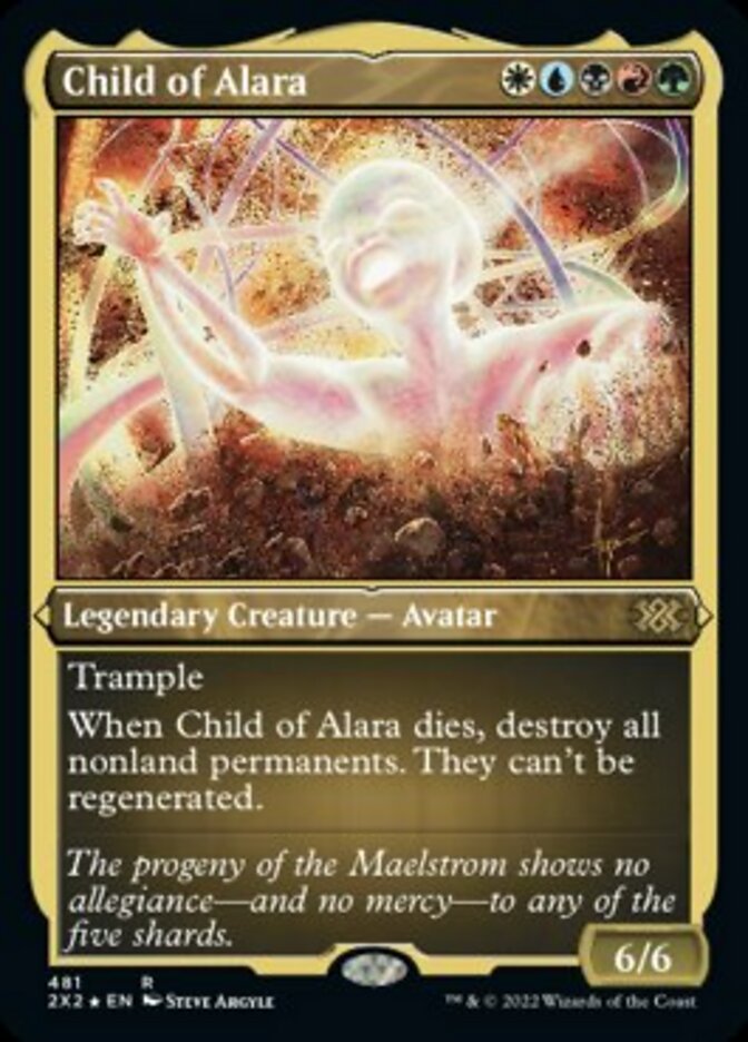 Child of Alara (Foil Etched) [Double Masters 2022] | Game Master's Emporium (The New GME)
