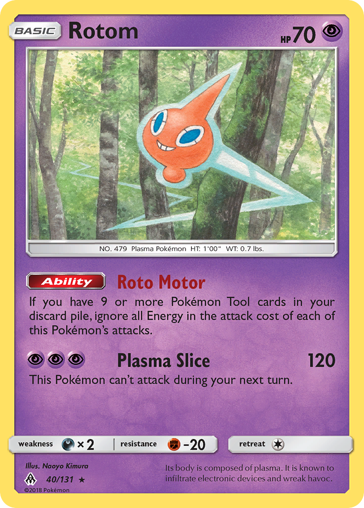 Rotom (40/131) [Sun & Moon: Forbidden Light] | Game Master's Emporium (The New GME)