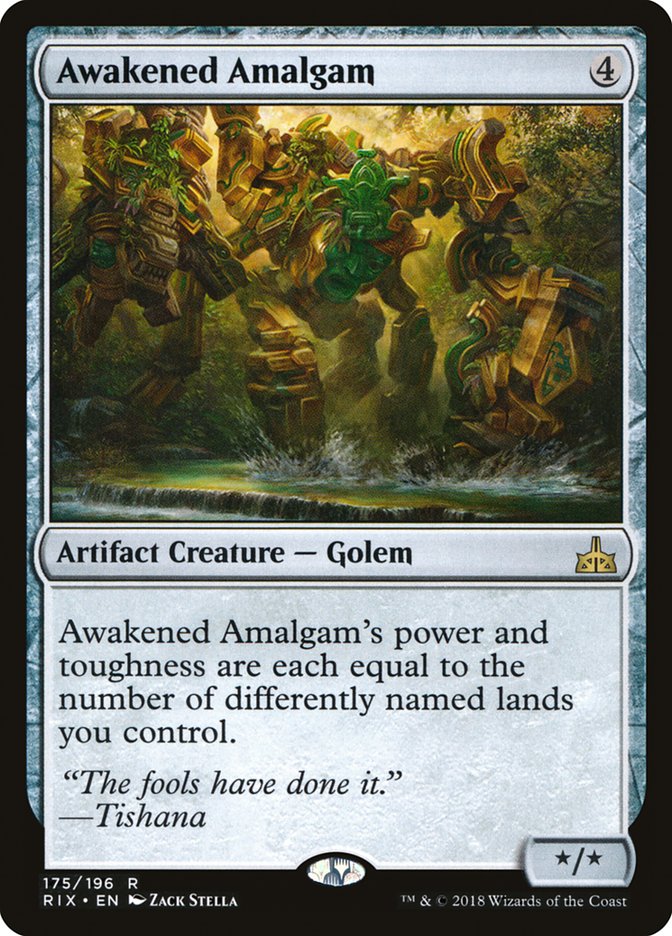 Awakened Amalgam [Rivals of Ixalan] | Game Master's Emporium (The New GME)