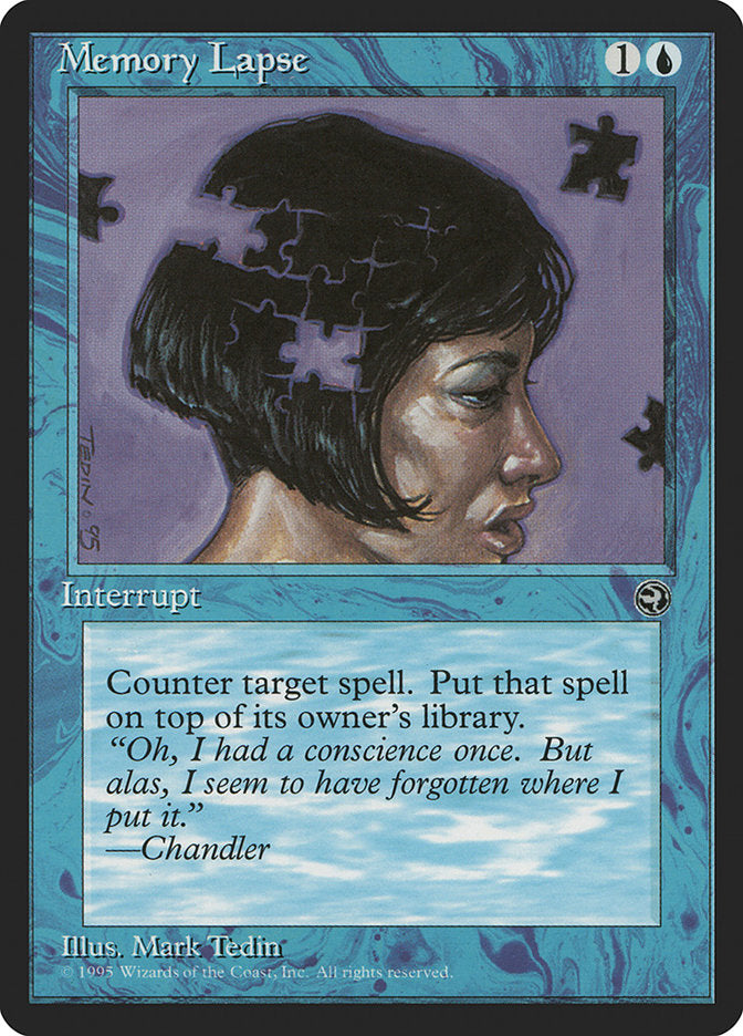 Memory Lapse (Chandler Flavor Text) [Homelands] | Game Master's Emporium (The New GME)